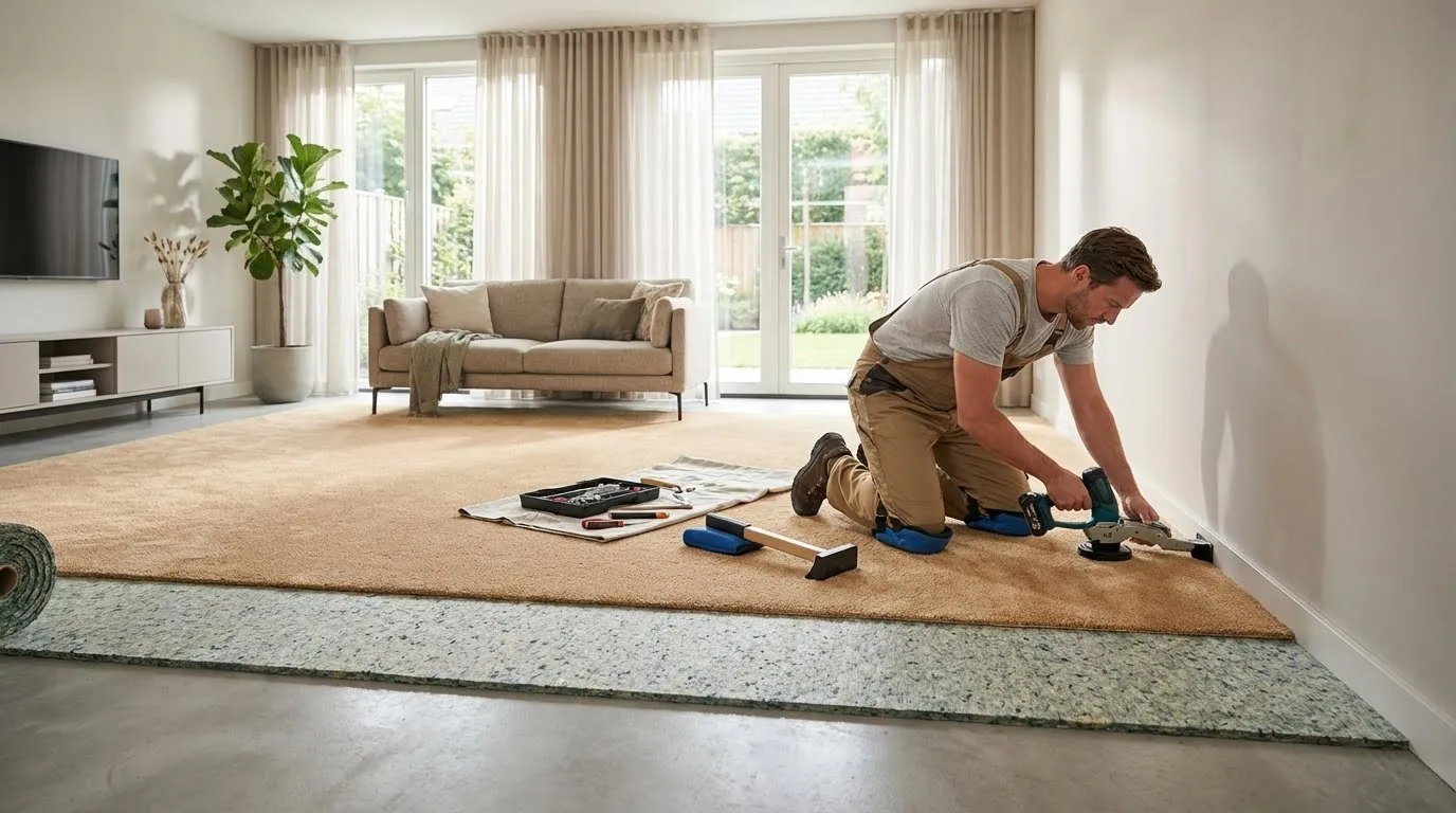 Padlószőnyeg lerakás professzionális kivitelezésben